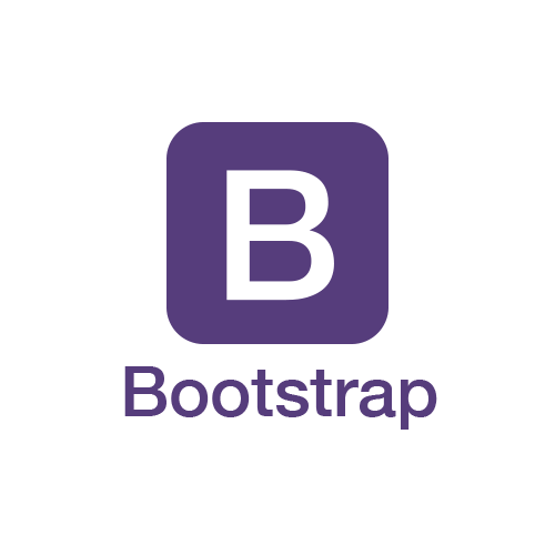 Bootstrap development logo representing responsive and mobile-first web design solutions in Canada
