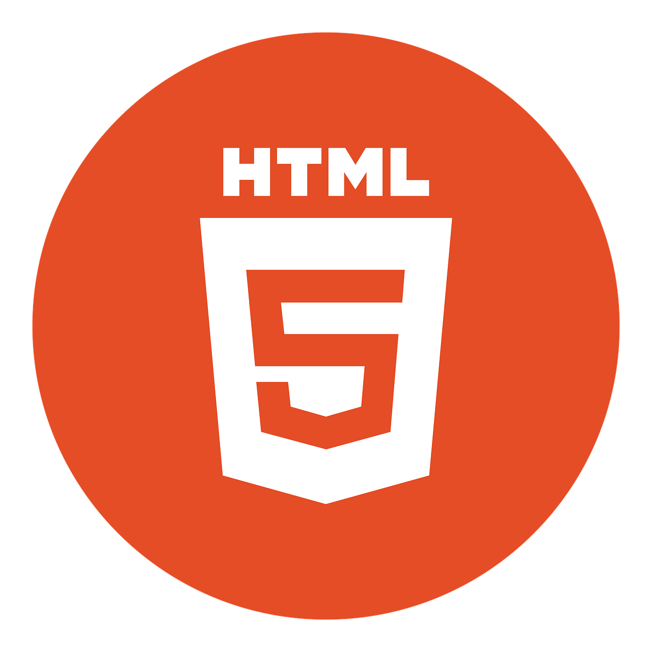 HTML5 software development logo representing modern, semantic, and cross-platform web applications in Canada