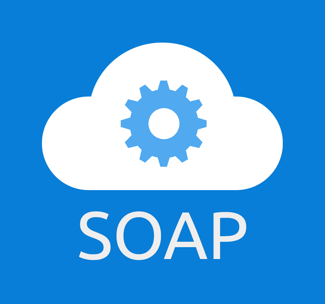 SOAP web service logo representing secure and standardized web services development in Canada
